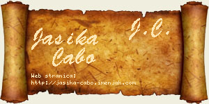 Jasika Cabo vizit kartica